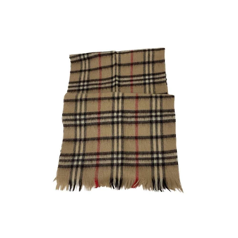 Plaid 100 Percent Lambswool Scarf Made in Uruguay In very good condition